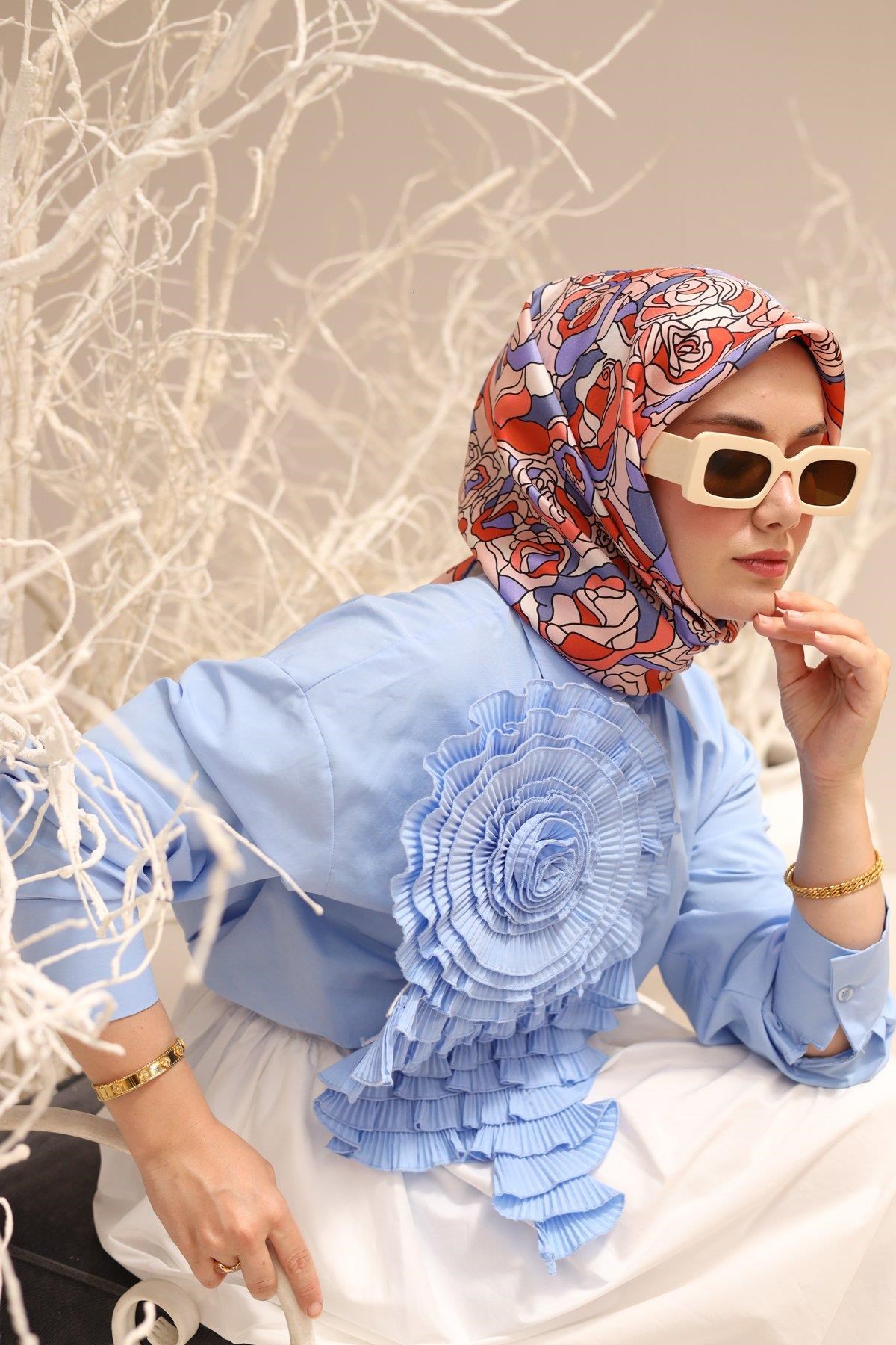 Silk Home Twill İpek Eşarp 11434-12