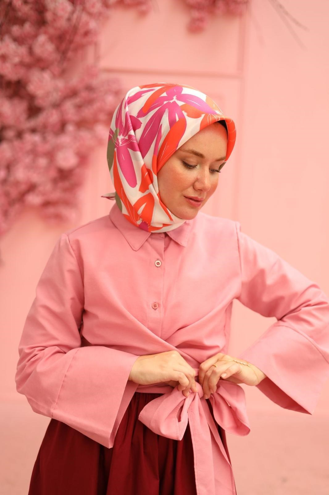 Silk Home Twill İpek Eşarp 11439-16