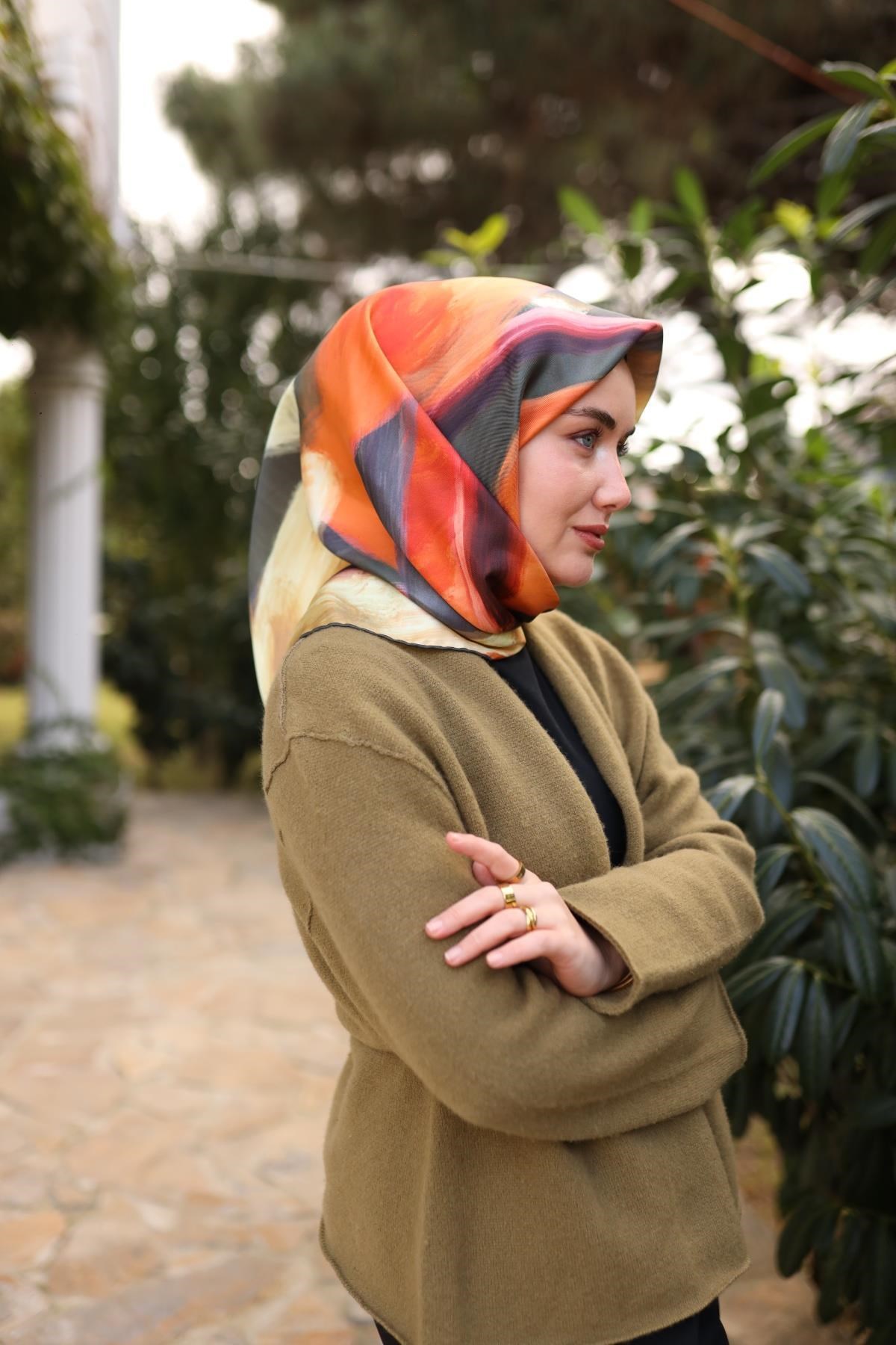 Silk Home Twill İpek Eşarp 11448-11