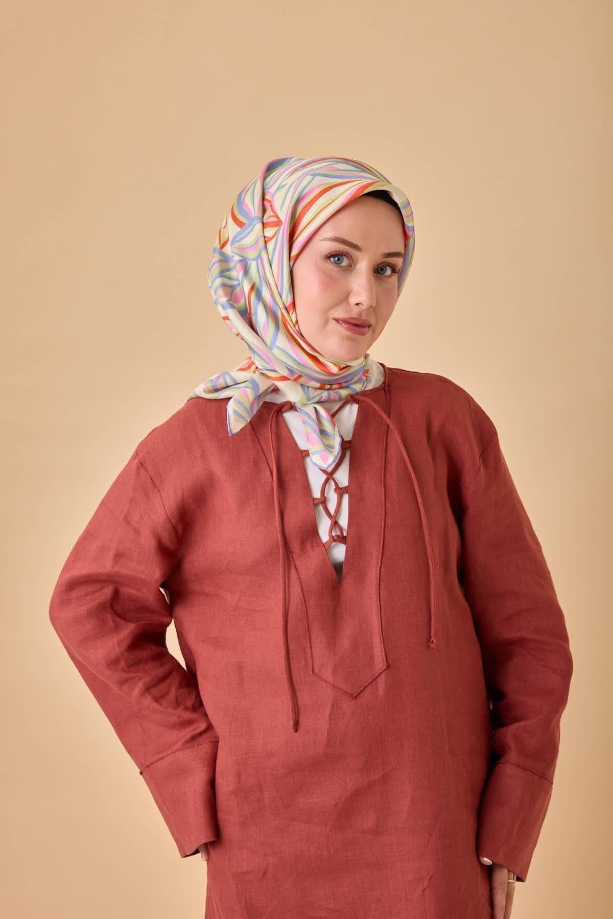 Silk Home Twill İpek Eşarp 11472-44