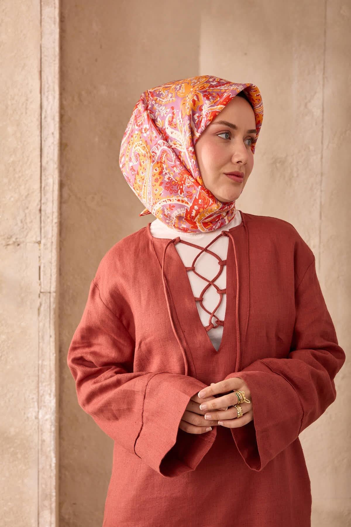 Silk Home Twill İpek Eşarp 11473-08