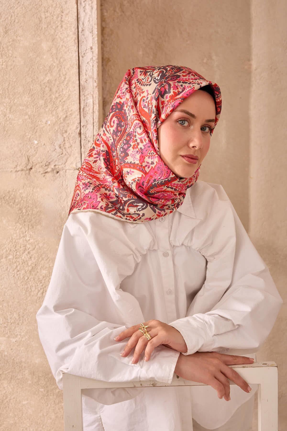 Silk Home Twill İpek Eşarp 11473-42