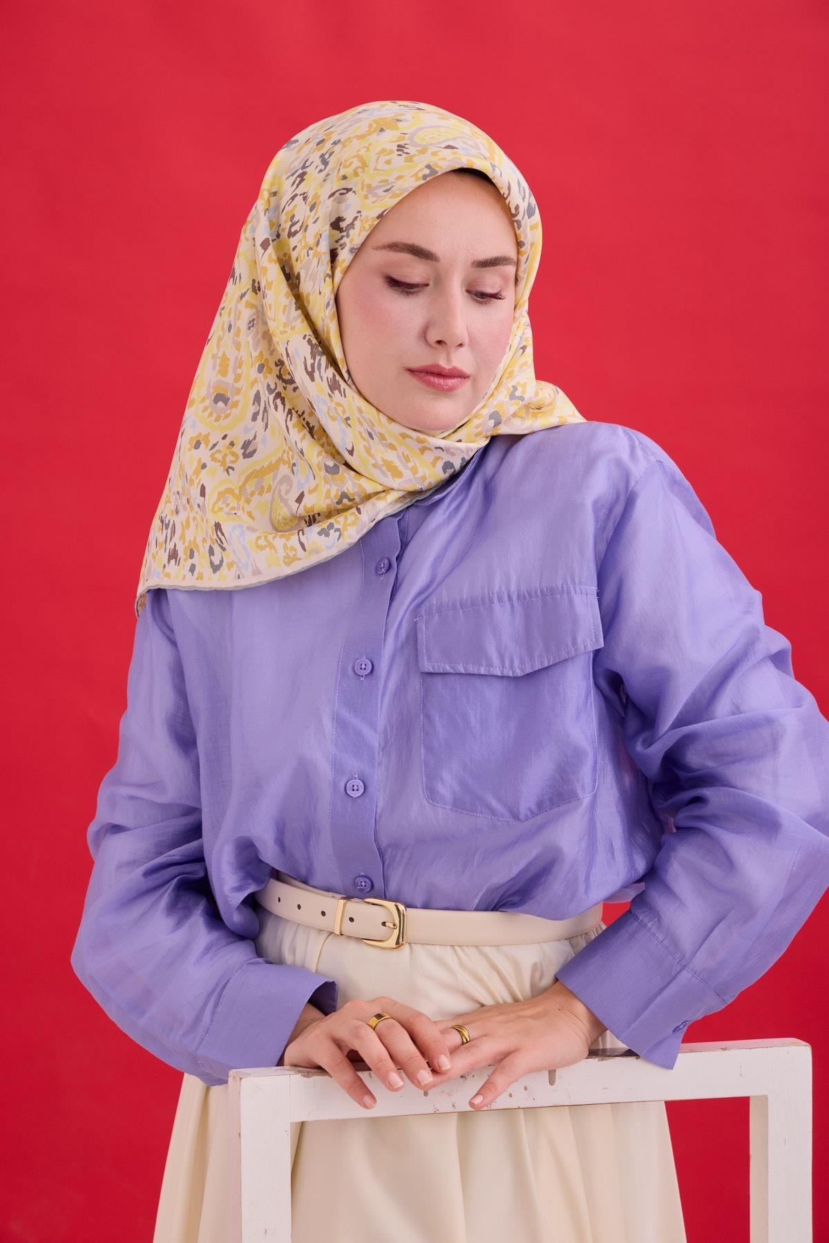 Silk Home Twill İpek Eşarp 11478-27