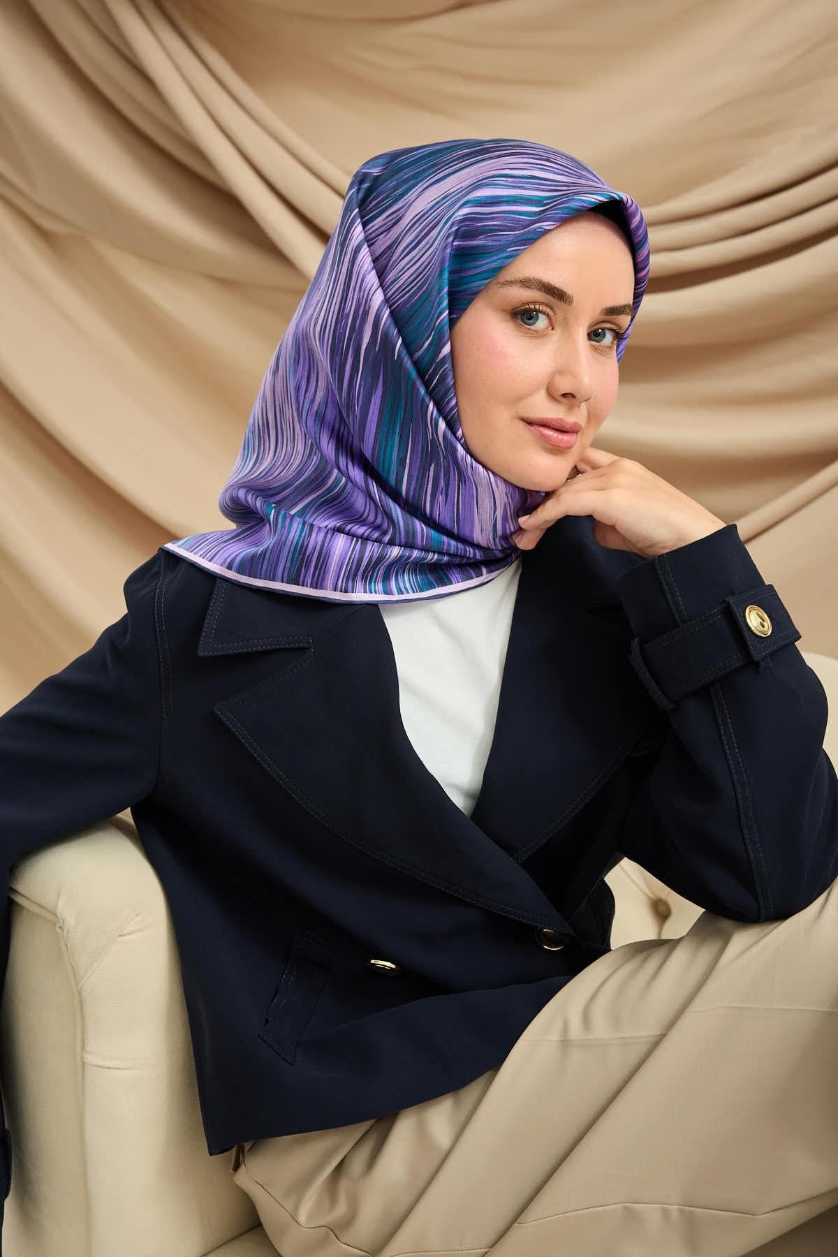 Silk Home Twill İpek Eşarp 11484-27