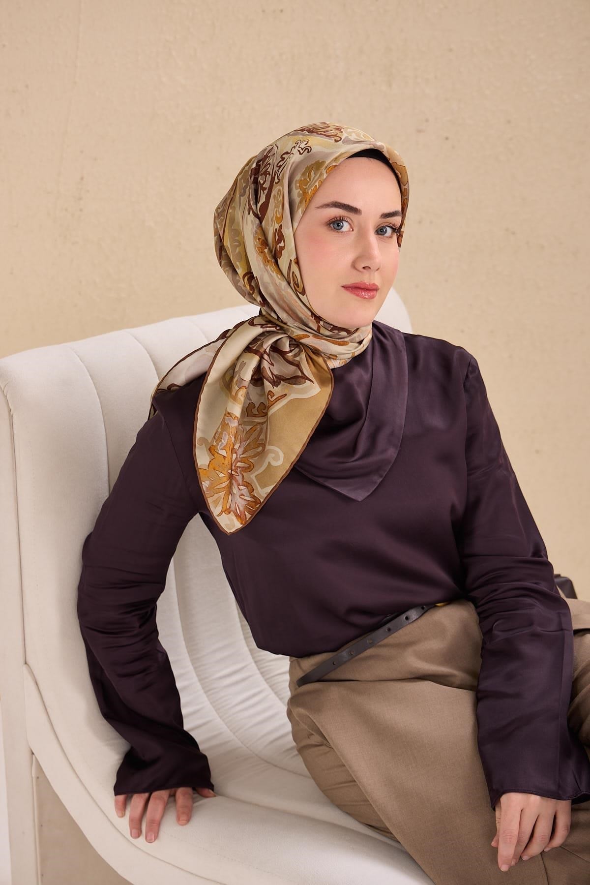 Silk Home Twill İpek Eşarp 11512-35