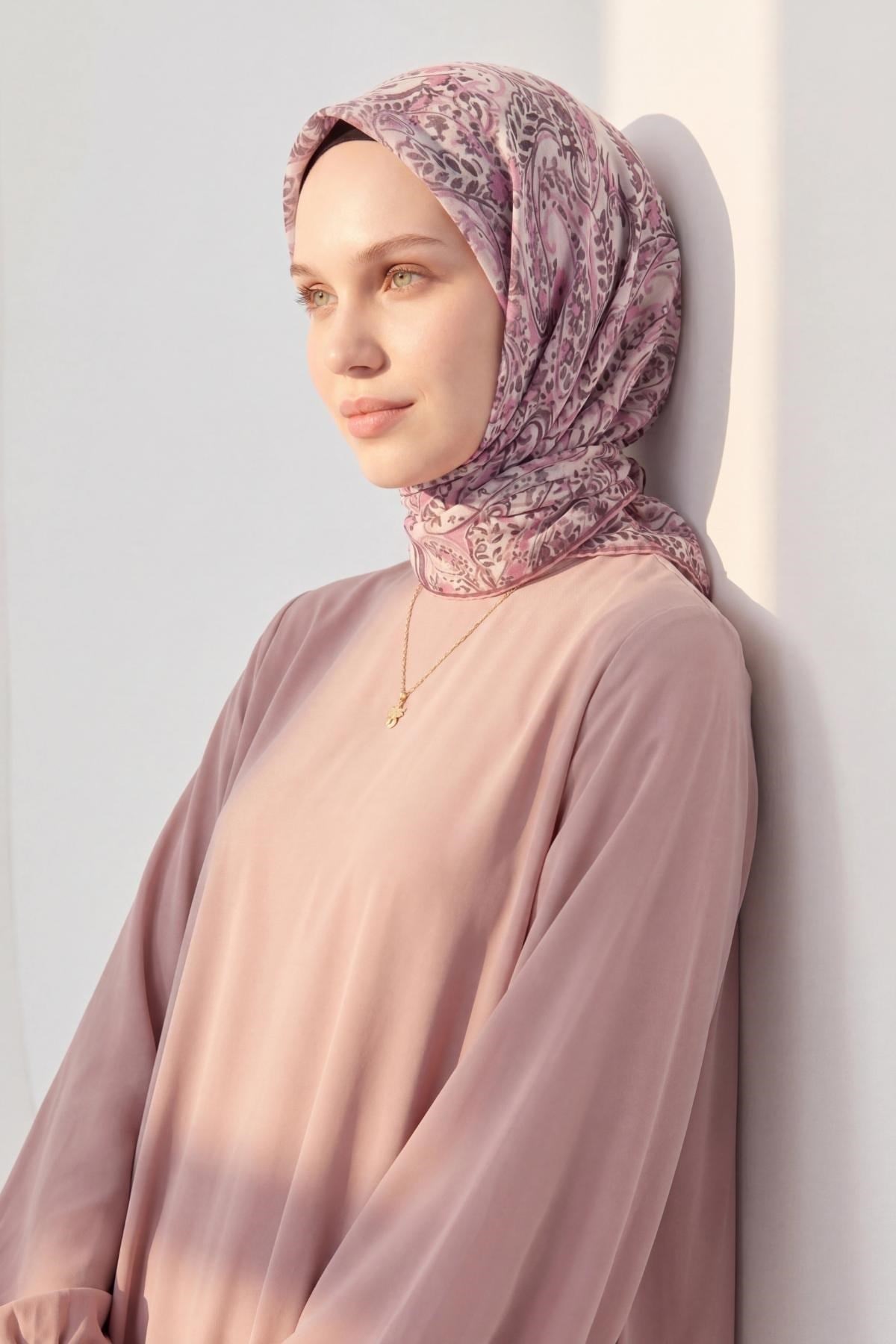 Soft Eşarp Perla Pembe 90x90