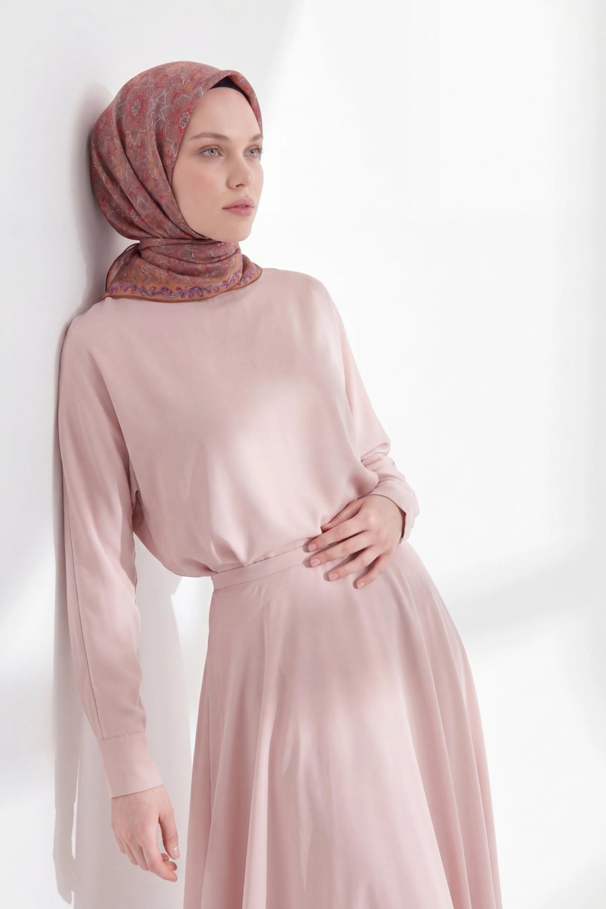 Soft Eşarp Somon 90x90