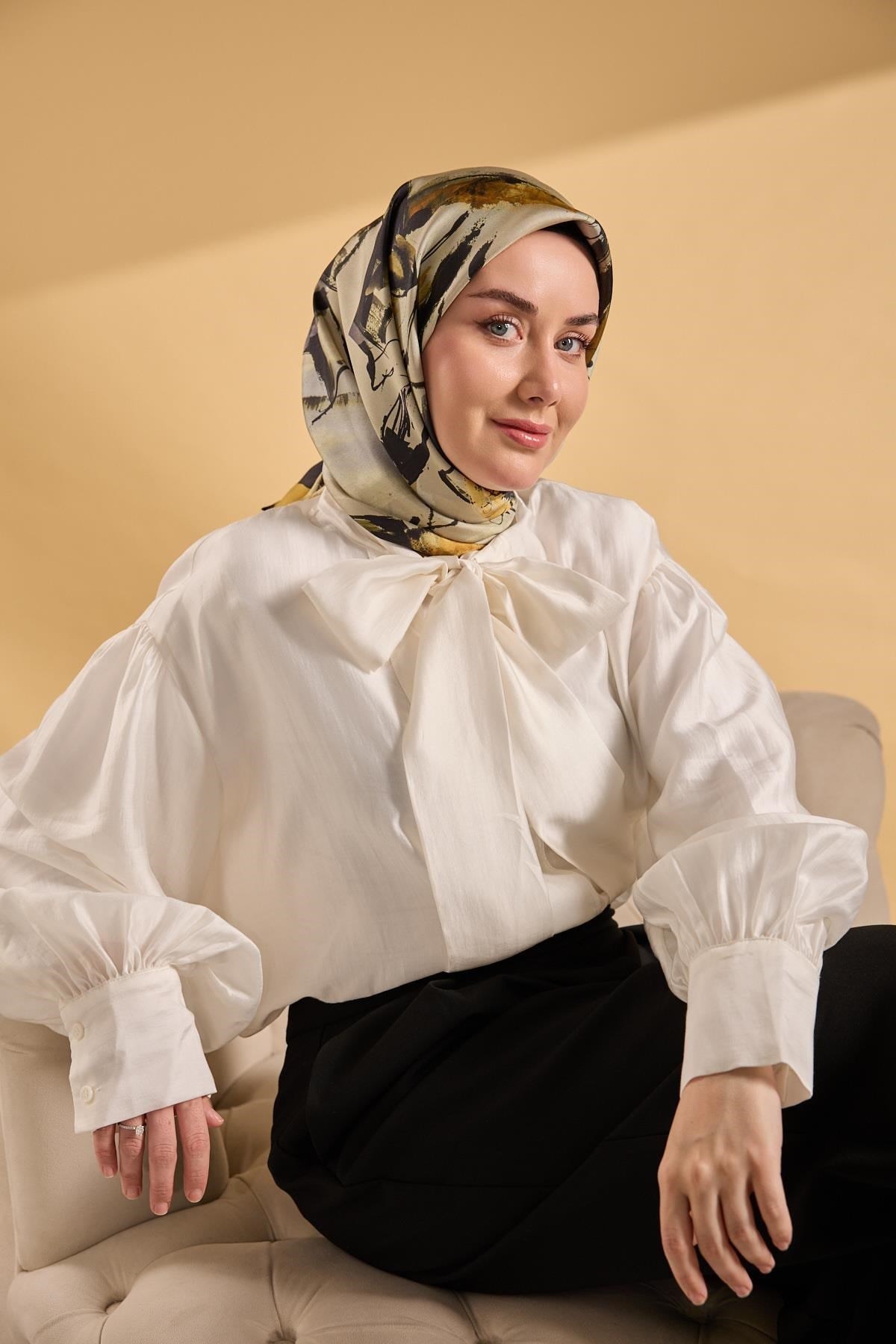 Twill İpek Signature Küf Yeşili 90x90