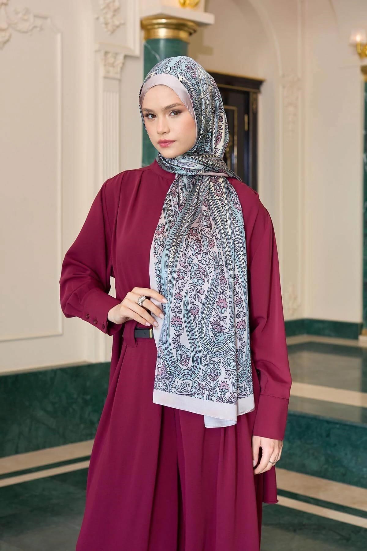 Vizon Hint Vual Şal - 5009-03