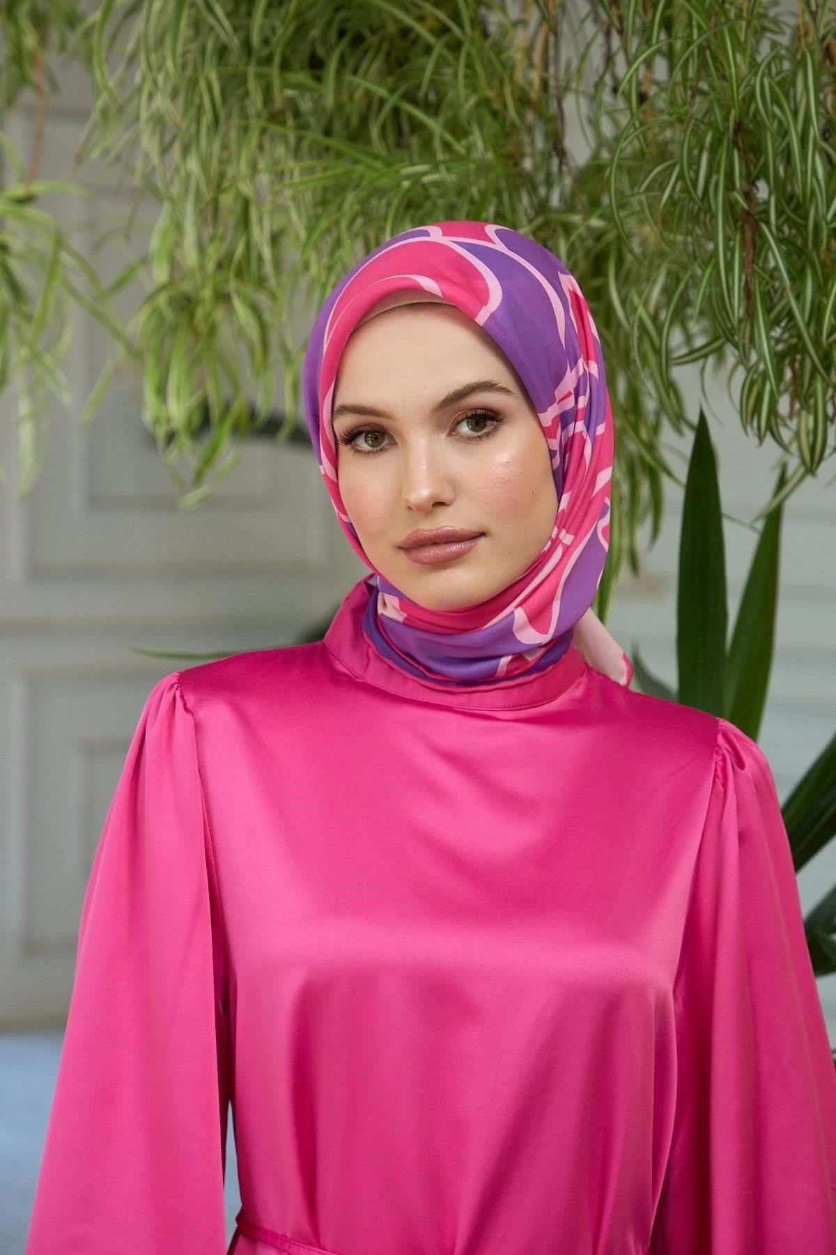 Yaz Işıltısı Koleksiyonu Soft Eşarp Mor Narçiçeği 1188-10