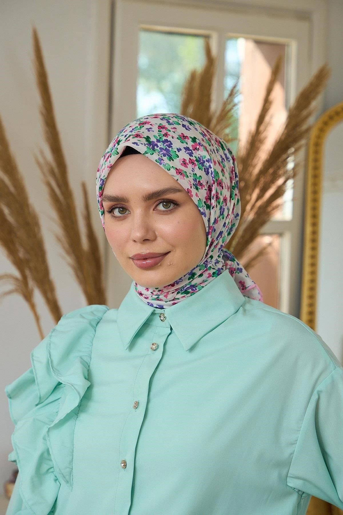 Yaz Işıltısı Koleksiyonu Soft Eşarp Pudra Lila 1191-02