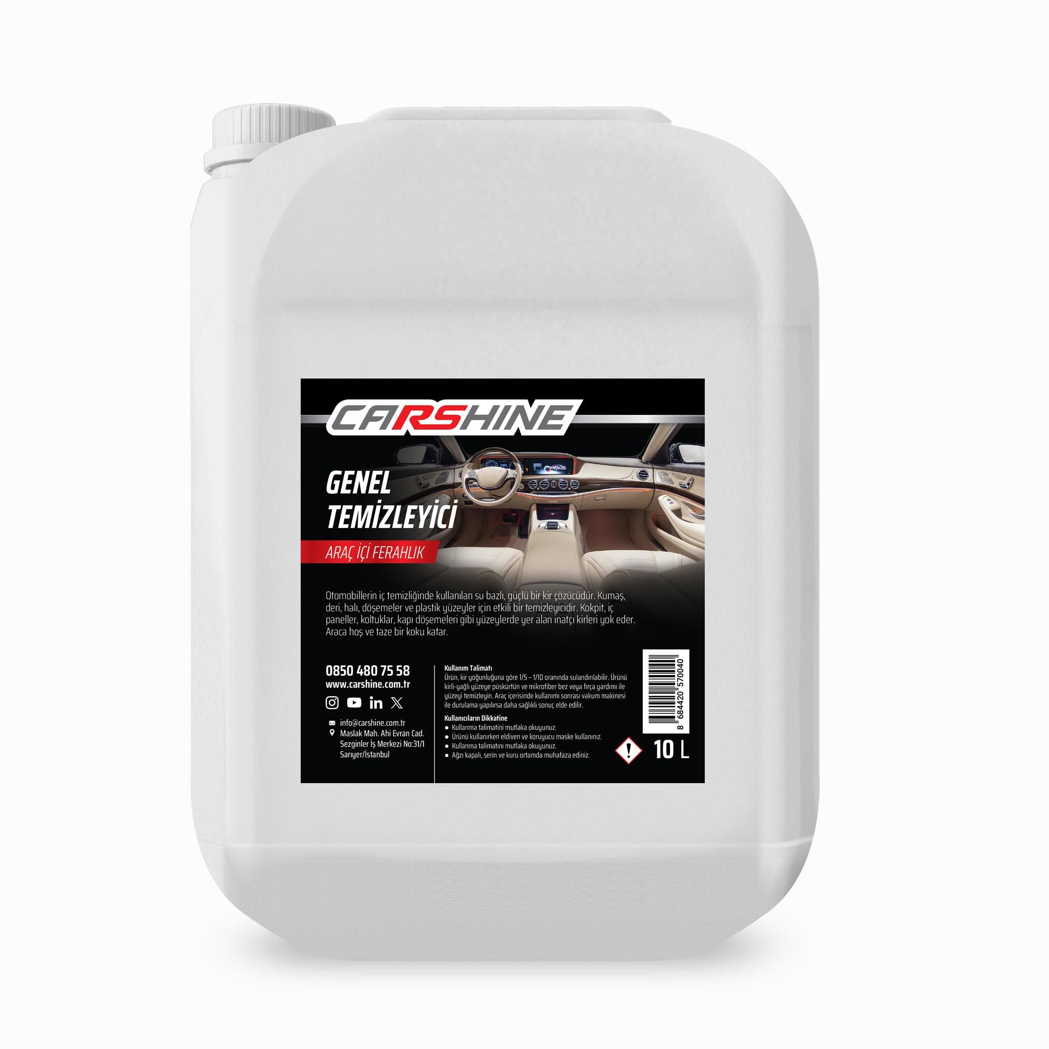 Carshine Genel Oto Temizleyici 10L