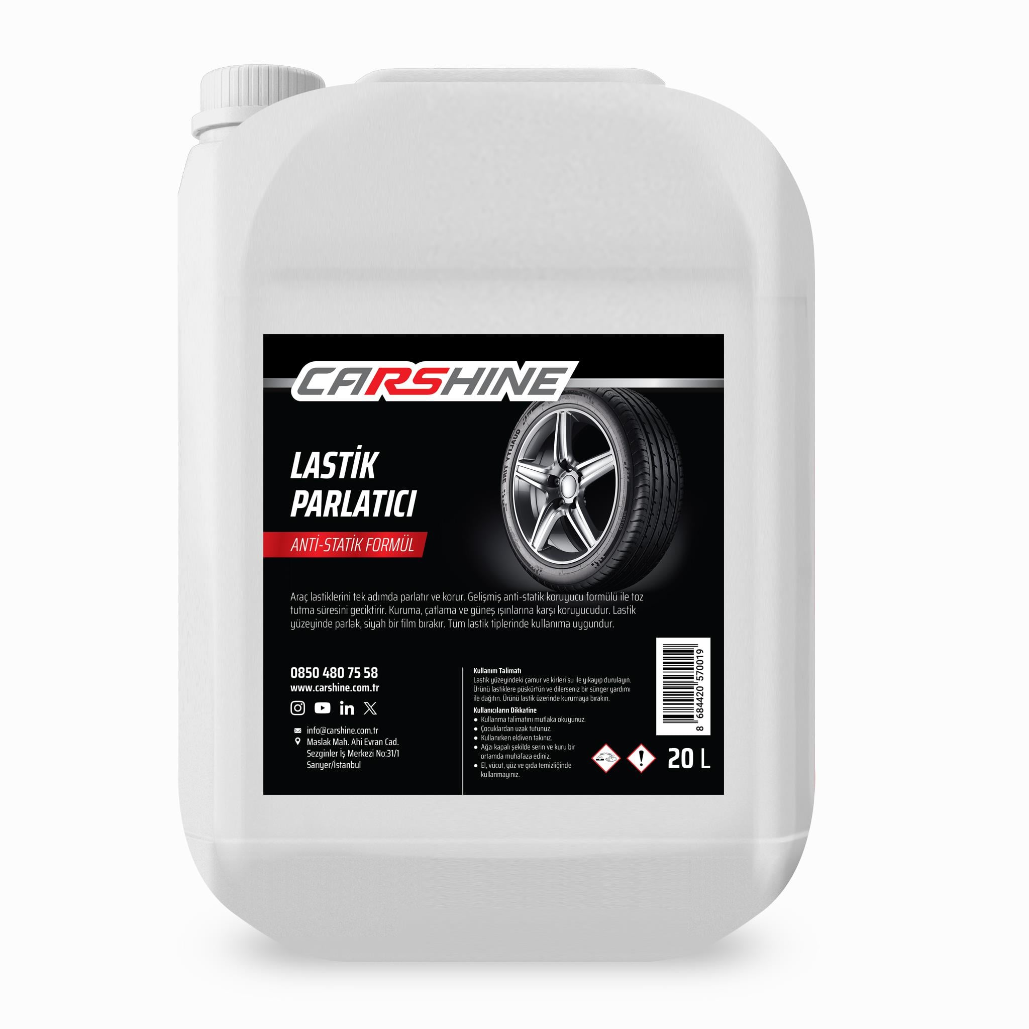 Carshine Lastik Parlatıcı 20L