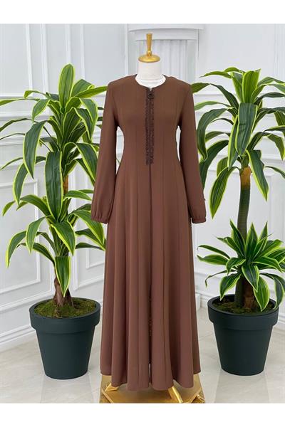 16 Parça Pardesü 4041-Kahverengi