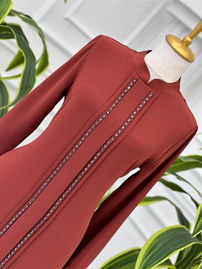 3 Pile Şerit Tunik 735 T-24 Taba