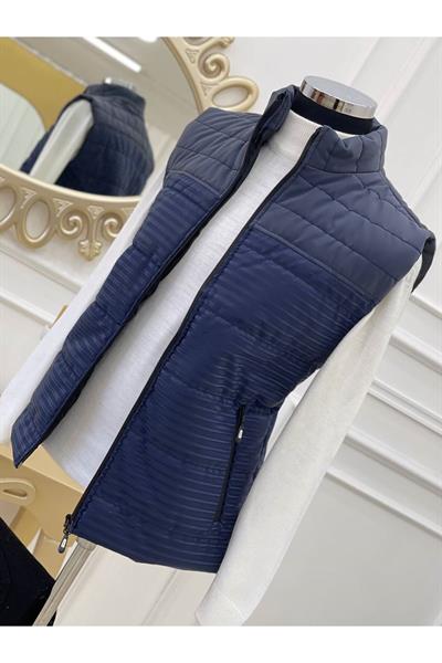 3D Erkek Yelek Lacivert