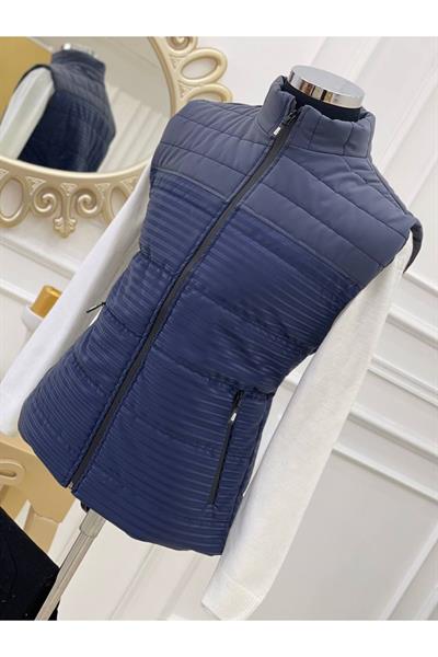 3D Erkek Yelek Lacivert