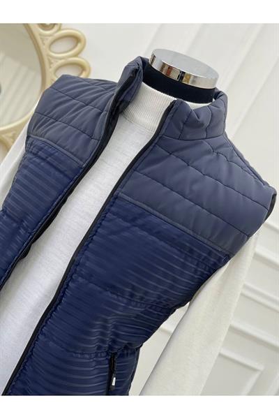 3D Erkek Yelek Lacivert