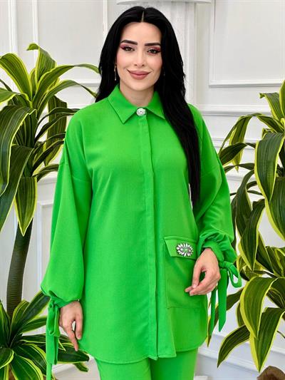 Bağcık Detay İkili Takım 1145 t-24 Benetton Yeşili