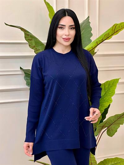 Baklava Taş Triko Takım 24231 t-24 Lacivert