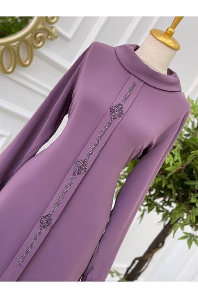 Baklava Taş Tunik 579 Leylak