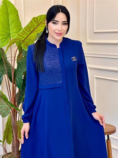 Baskılı Mevlana Pardesü 8212 f025 Saks