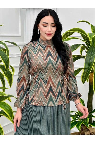 Batik Desen Etekli Takım 3430 Yeşil