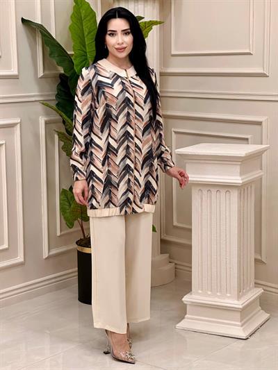 Batik Desen İkili Takım 2203 T-24 Haki