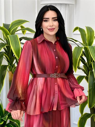 Batik Desen Pilise Etekli Takım 4529 t-24 Rose