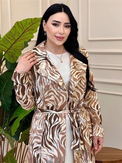 Batik Desen Üç lü takım 7388 T-25 Kahverengi