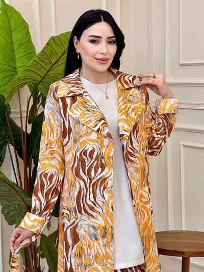 Batik Desen Üç lü takım 7388 T-25 Turuncu