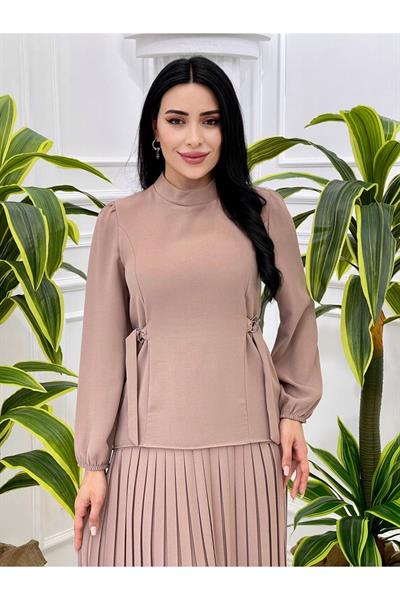 Bel Bağçıklı Etekli Takım 3430 Taş
