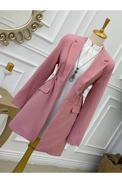 Bel Büzgülü Ceket 015 Purdra