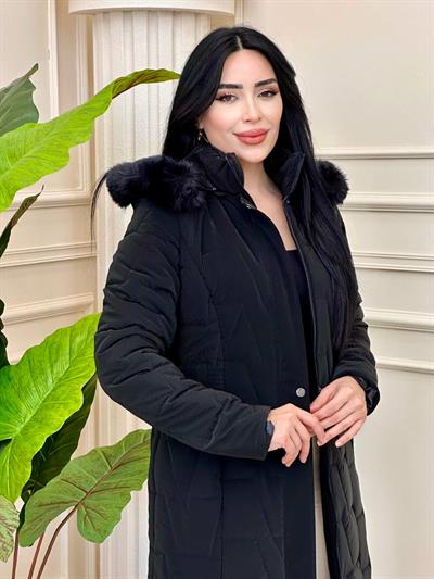Bel Detay Şişme Kaban  8196 t-24 Siyah