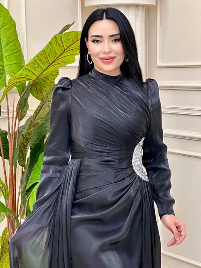 Bel İşleme Jan jan Abiye 4919 t-24 Siyah