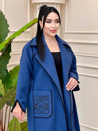 Biye Şerit Kaşe Kaban 0403 t-24 İndigo