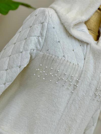 Boncuk Detay Angora Kaban 2920 T-25 Ekru