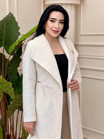 Broş Detay Angora Kaban 0294 t-24 Ekru