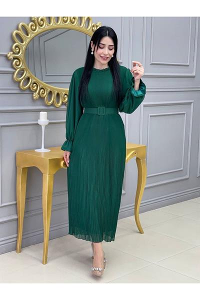 Bürümçük Elbise 3343 Yeşil