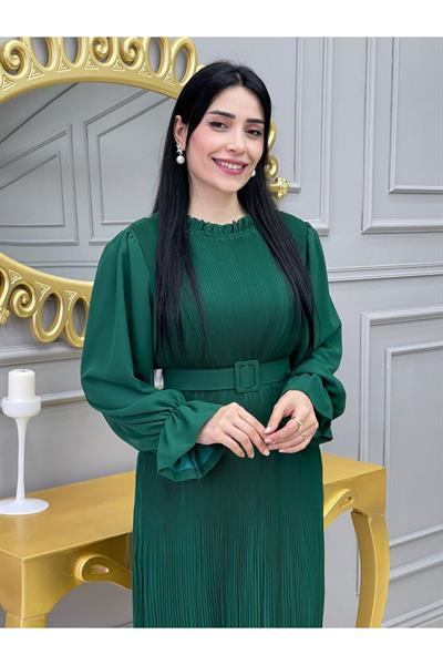 Bürümçük Elbise 3343 Yeşil