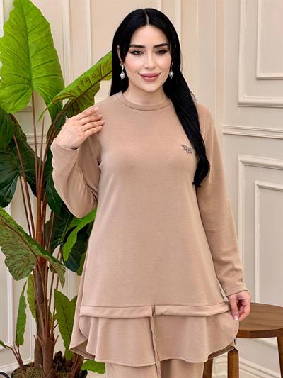 Büzğü Detay Modal Takım 5526 t025 Camel
