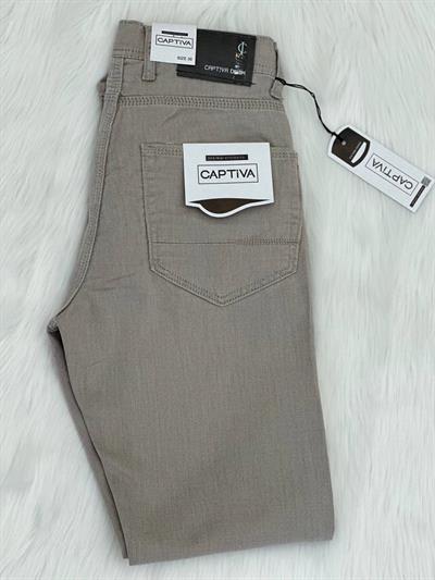 Captiva Regular Kesim Kot Pantolon 071 T-24 açık taş