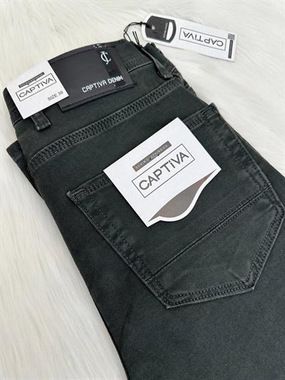 Captiva Regular Kesim Kot Pantolon 071 T-24 Yeşil