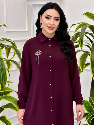 Çiçek Taş İşleme Kap 879 T-24 Mürdüm