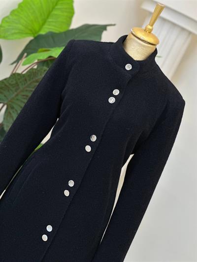 Çift Düğme Angora Kaban 994 T-26 Siyah