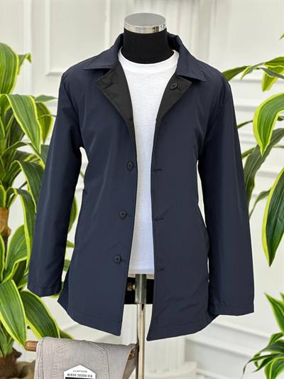 Çift Taraflı Trenç Kot 829 t-24 Siyah Lacivert