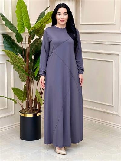 Çimalı Anne Elbise 0696 t-24 Gri