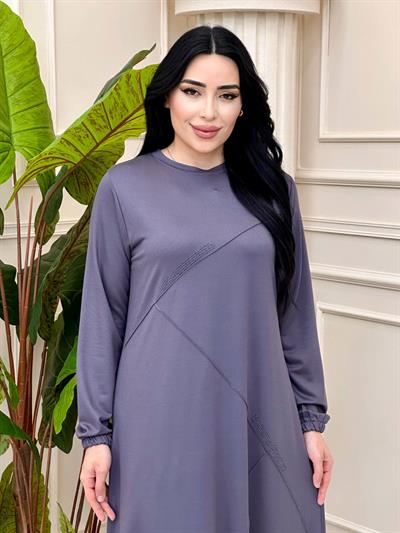 Çimalı Anne Elbise 0696 t-24 Gri