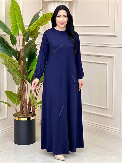 Çimalı Anne Elbise 0696 t-24 Lacivert