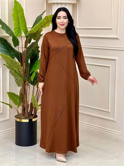 Çimalı Anne Elbise 0696 t-24 Taba